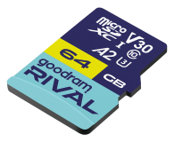 GOODRAM 64GB microSDXC RIVAL M2AA 170MB/s A2 UHS-I U3 V30 - 1536714 - zdjęcie 2